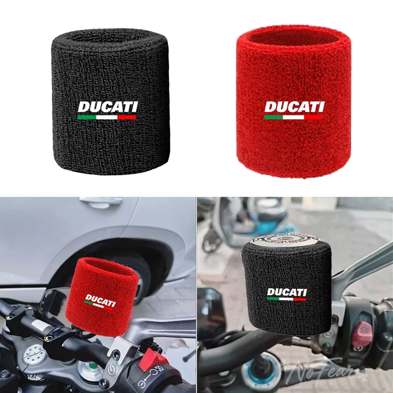 Motorcycle Gear Oil - 新しい汗止めバンドスポーツリストバンドオートバイフロント流体オイルブレーキクラッチリザーバーソックスドゥカティ 796 400 795 821 モンスター