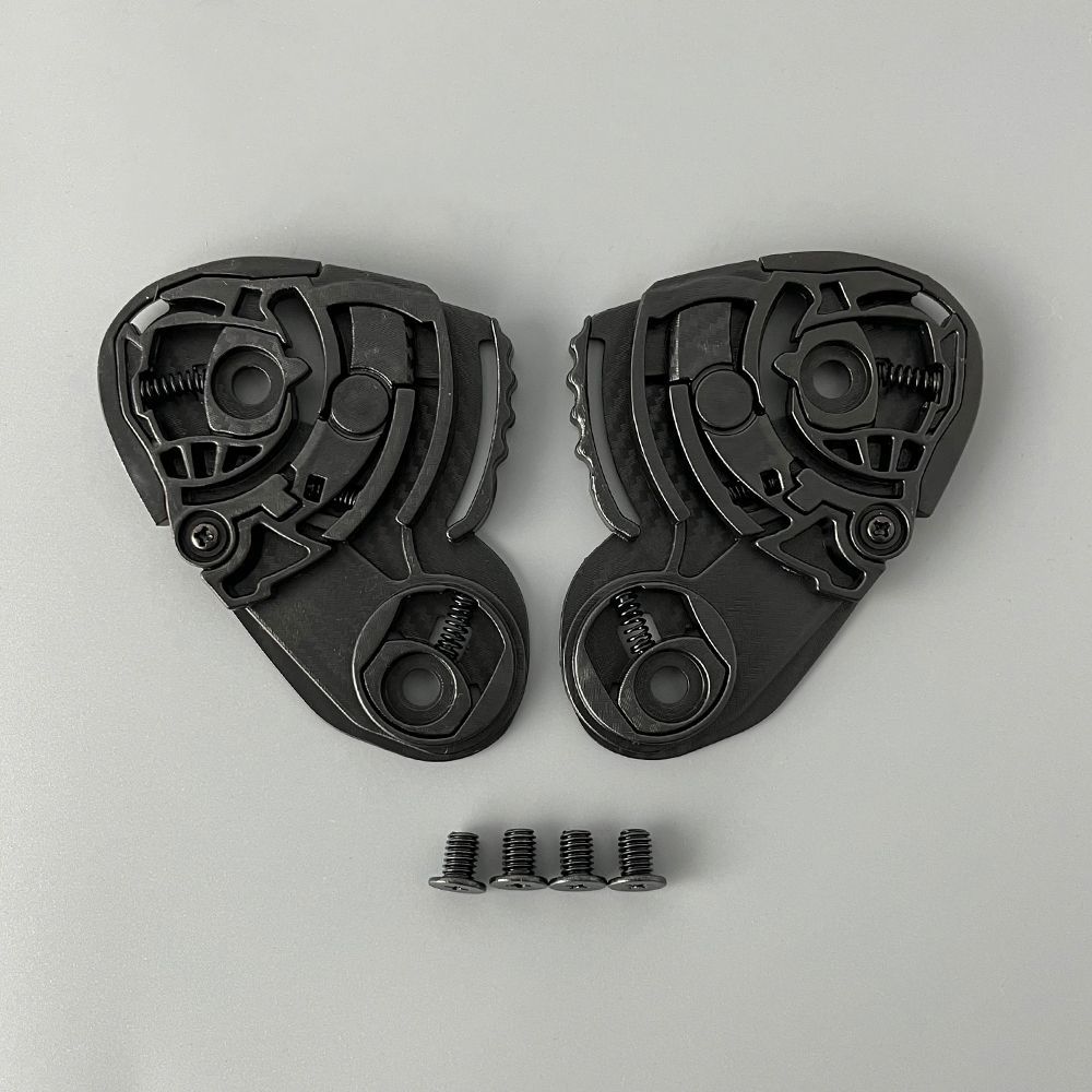 Motorcycle Gear Helmets - MT V09、KRE SV、KRE Snake Carbon用バイザーベースプレート交換用、オートバイヘルメットシールドギアプレートピボットキット