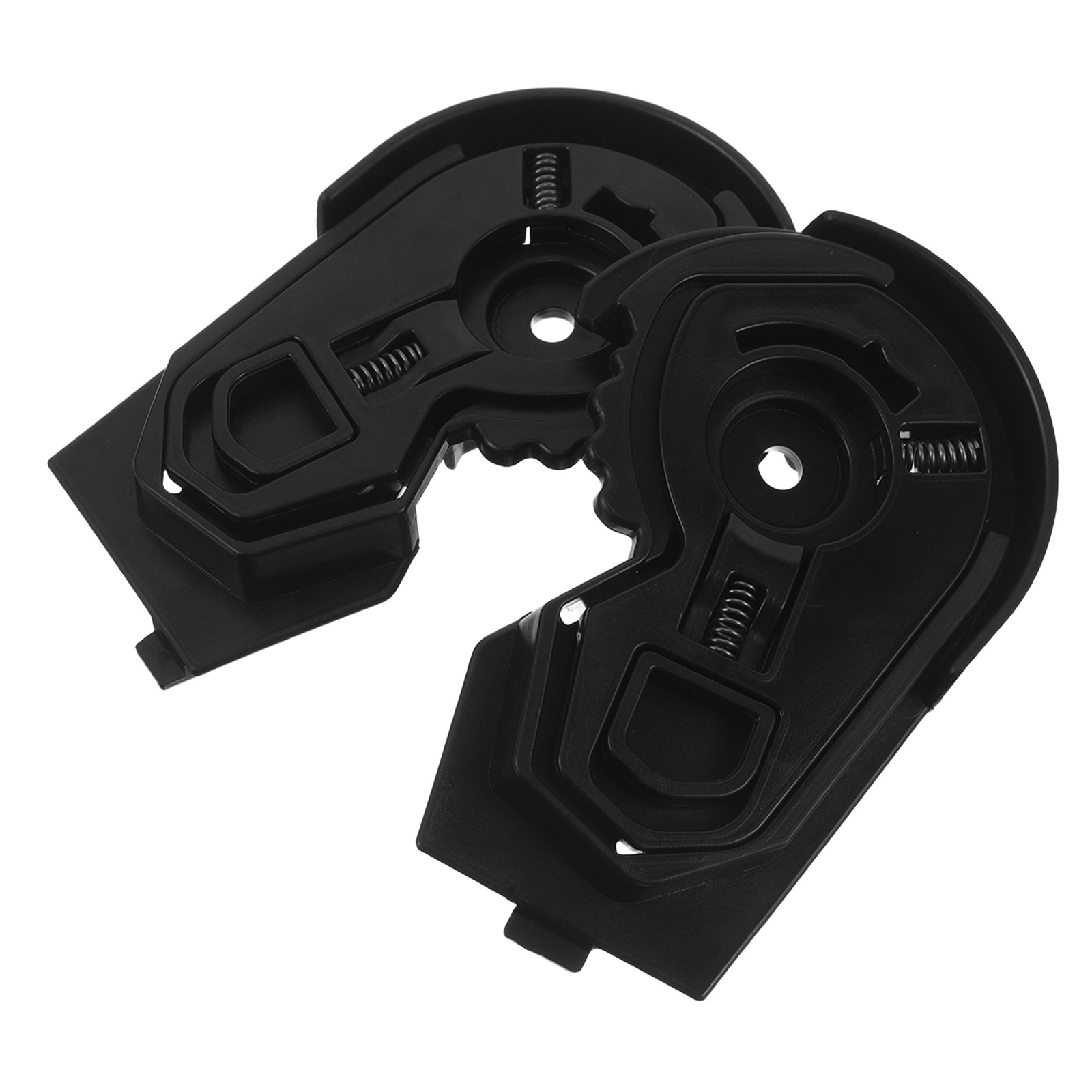 Motorcycle Gear Protection - バイザーベース交換用キット（1ペア）：バイク用バイザー固定機構、安定した固定ベースキット、ライディング保護用バイザーギア