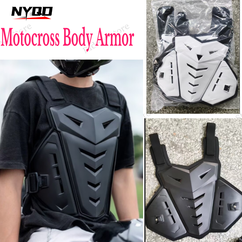 Motorcycle Gear Vest - モトクロスボディアーマー、オートバイジャケット、モトクロスベスト、背中胸部プロテクター、オフロードダートバイク保護ギア