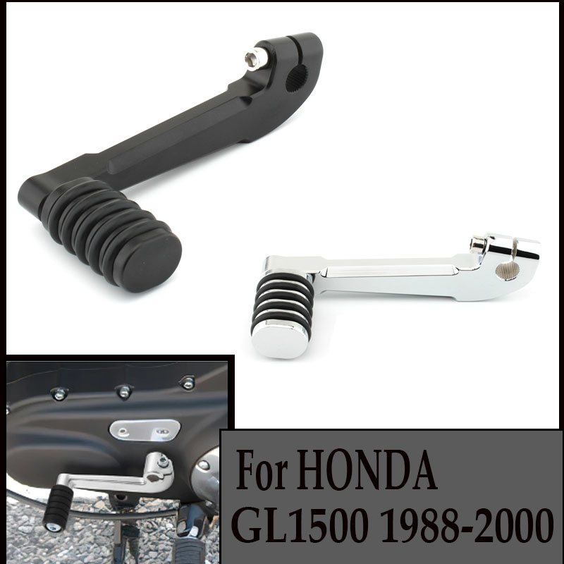 Motorcycle Gear Shift - ホンダゴールドウィング 1500 GL1500 1988-2000 クローム/ブラックアルミニウムオートバイシフターシフトレバー耐久性のあるギアシフト