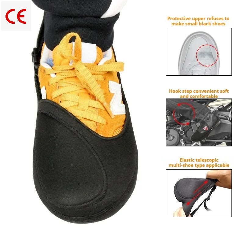 Motorcycle Gear Women - 防水・防塵オートバイシフターガード、簡単装着ブーツカバープロテクター、バイクシューズライディング用実用ギア