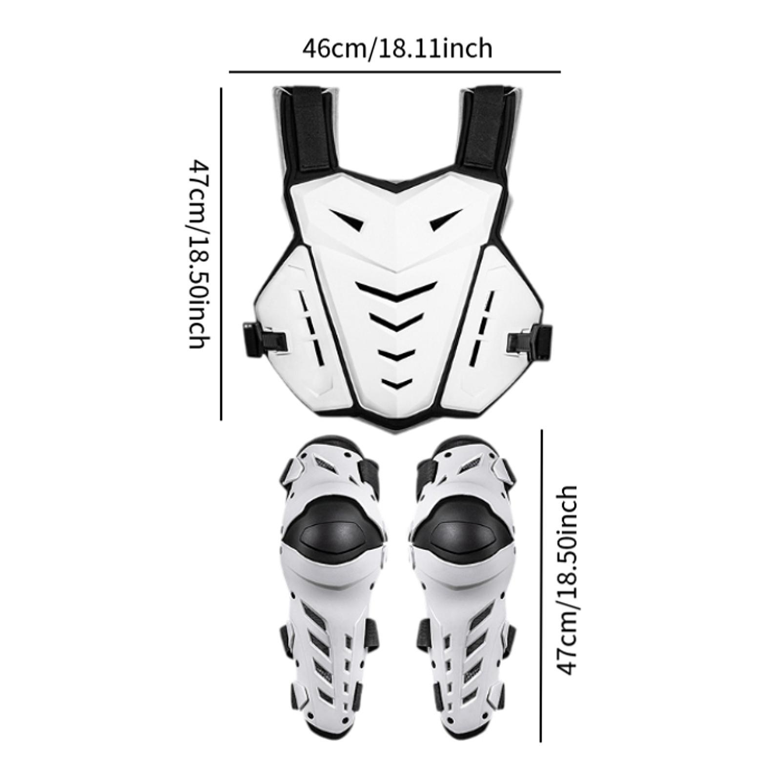 Motorcycle Gear Vest - オートバイジャケットプロテクターベスト強化安全装備セット（夏のライディングやモトクロス用）
