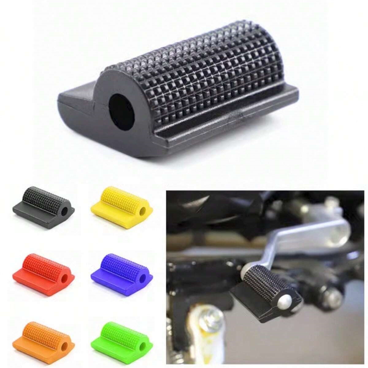 Motorcycle Gear Shift - 1 個ユニバーサルオートバイギアシフトカバー、ゴム製シフターシュープロテクター滑り止めシフトレバーカバーソフトシューブーツプロテクター