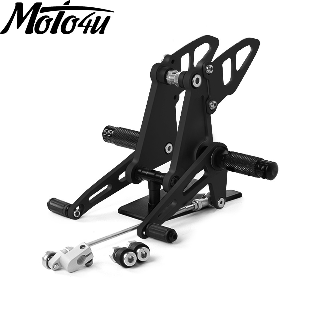 Motorcycle Gear Shift - 調整可能なオートバイのフットレスト,ペダル,フットレスト,リアセットギアシフ,ホンダcb500,cb 500, 1998, 1999, 2000, 2001,