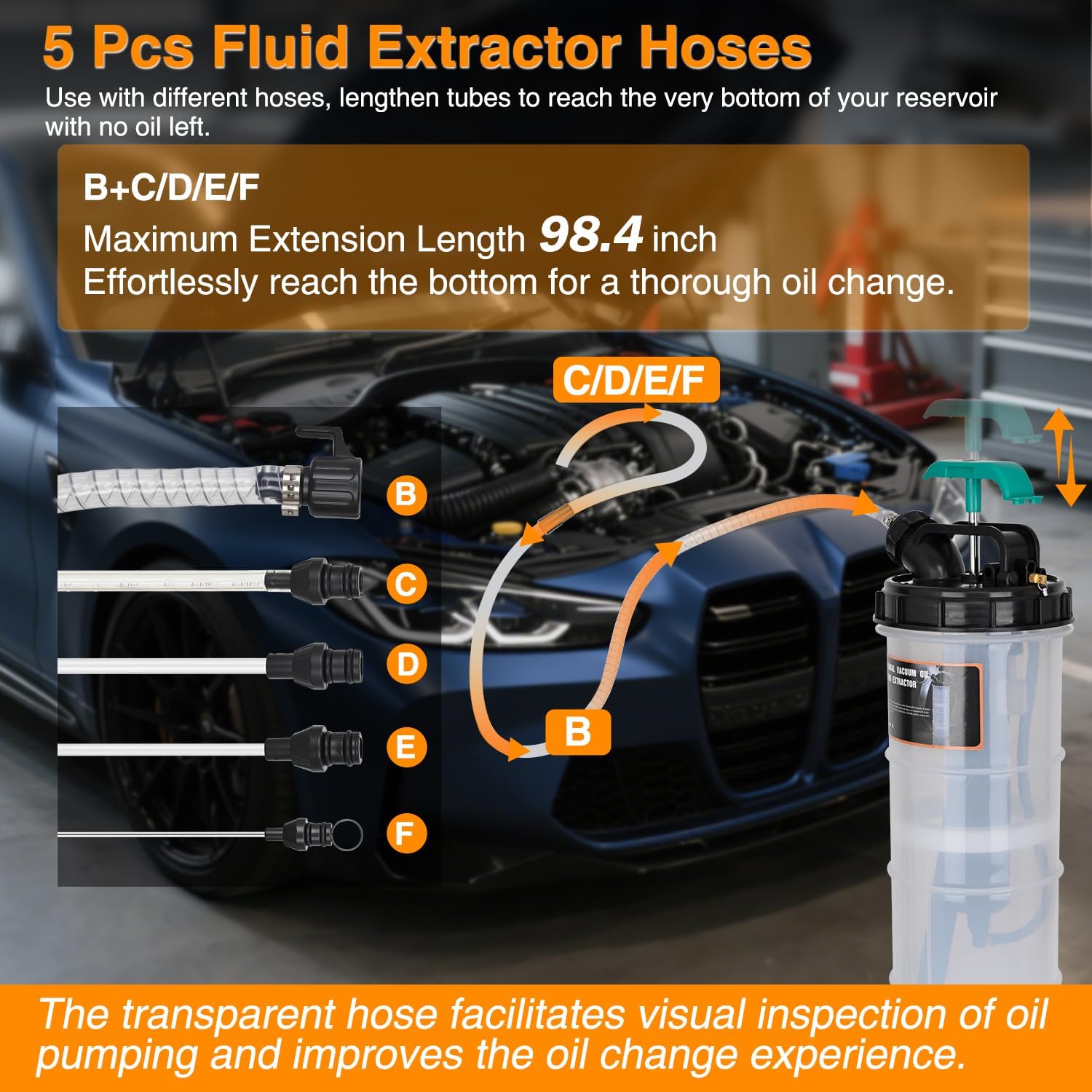 GOOACC オイル抽出ポンプ 9L 手動液体抽出ポンプ オ - Motorcycle Gear Oil のレビューと価格