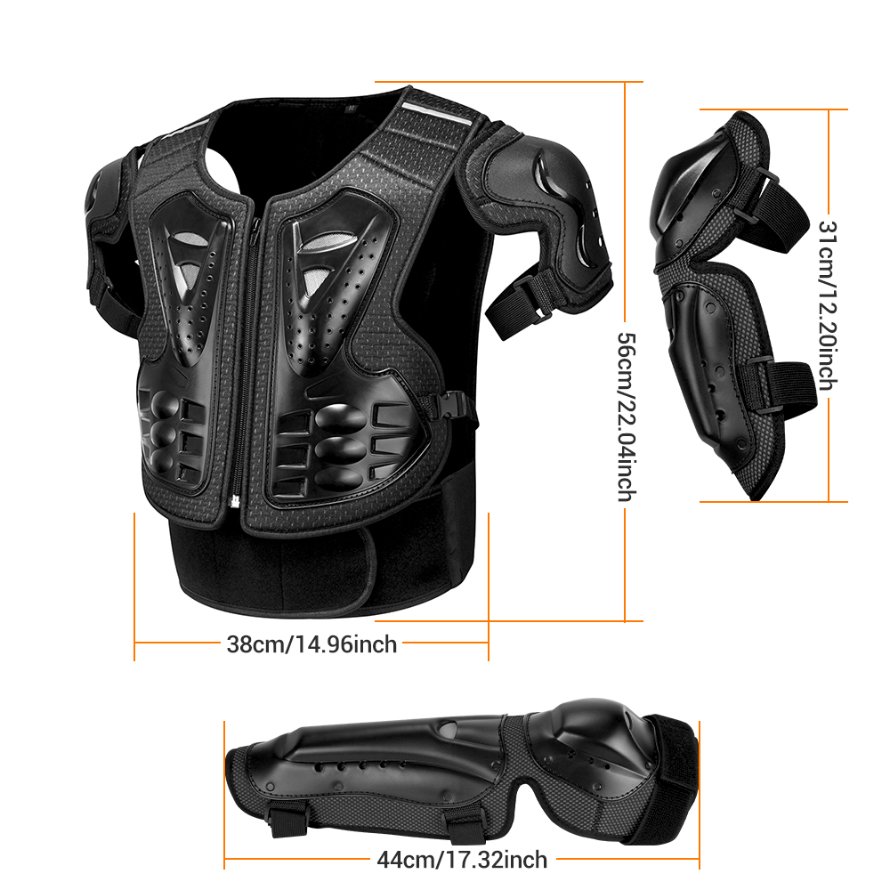 オートバイボディアーマー 耐衝撃 耐摩耗 モトクロスライディ - Motorcycle Gear Vest のレビューと価格