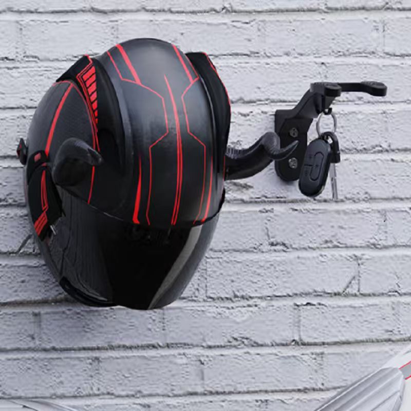 2/3個入り オートバイヘルメットホルダー 壁掛けフック ギ - Motorcycle Gear Helmets のレビューと価格