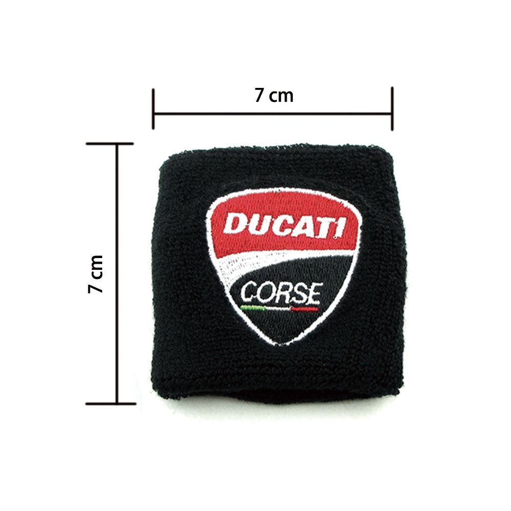 1/2pc オートバイ刺繍フロント流体オイルブレーキリザーバ - Motorcycle Gear Oil のレビューと価格
