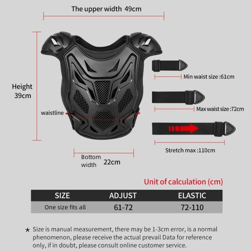 子供用バイク乗車用ボディアーマー キッズモトクロスバックベス - Motorcycle Gear Vest のレビューと価格