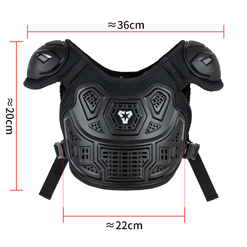 子供用バイク乗車用ボディアーマー キッズモトクロスバックベス - Motorcycle Gear Vest のレビューと価格