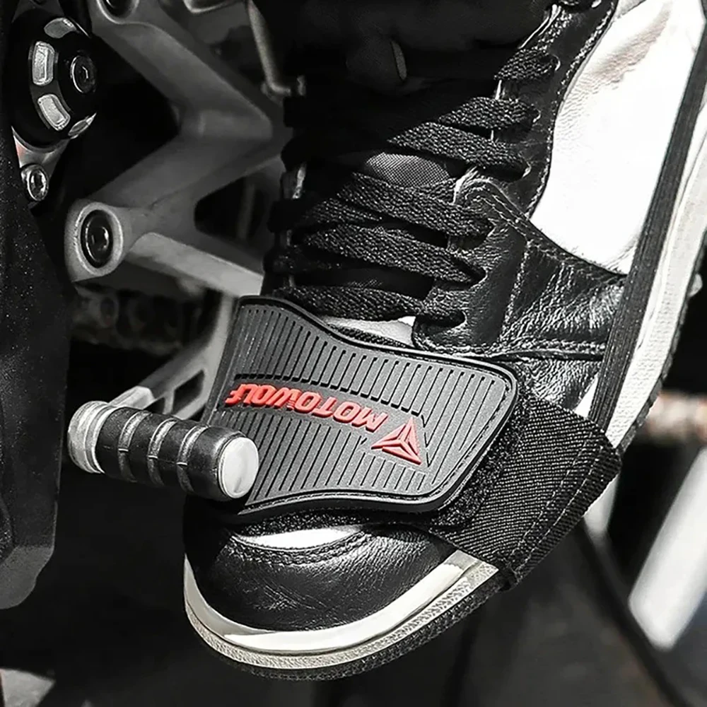 調節可能なオートバイシフトパッドバイク滑り止めギアシューズ保 - Motorcycle Gear Women のレビューと価格