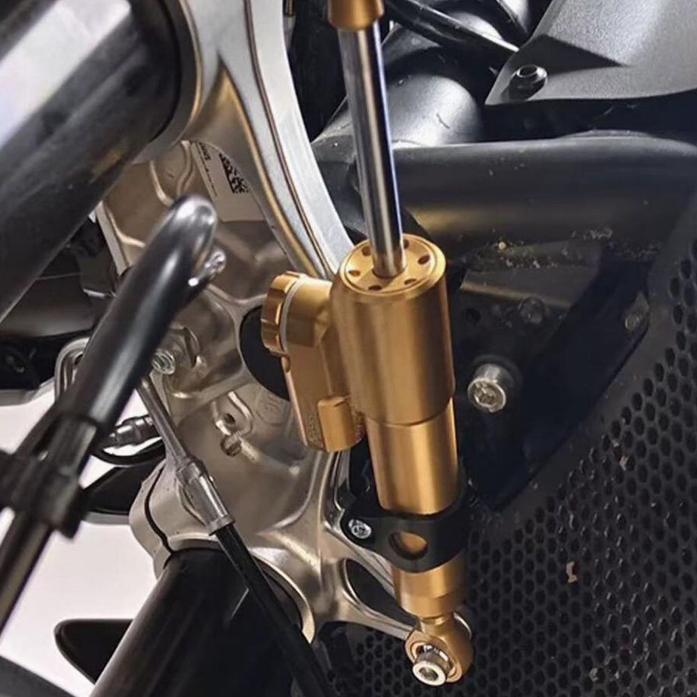 新しいオートバイアクセサリーステアリング安定化ダンパーブラケ - Motorcycle Gear Airbag のレビューと価格