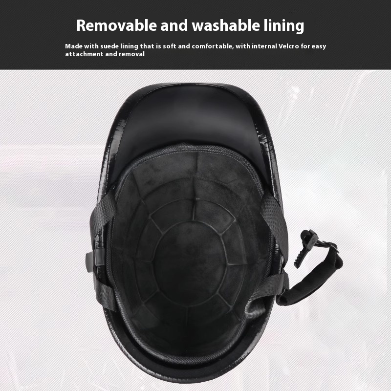 レトロストリートバイクヘルメット、都市走行用安全装備、ヴィン - Motorcycle Gear Helmets のレビューと価格