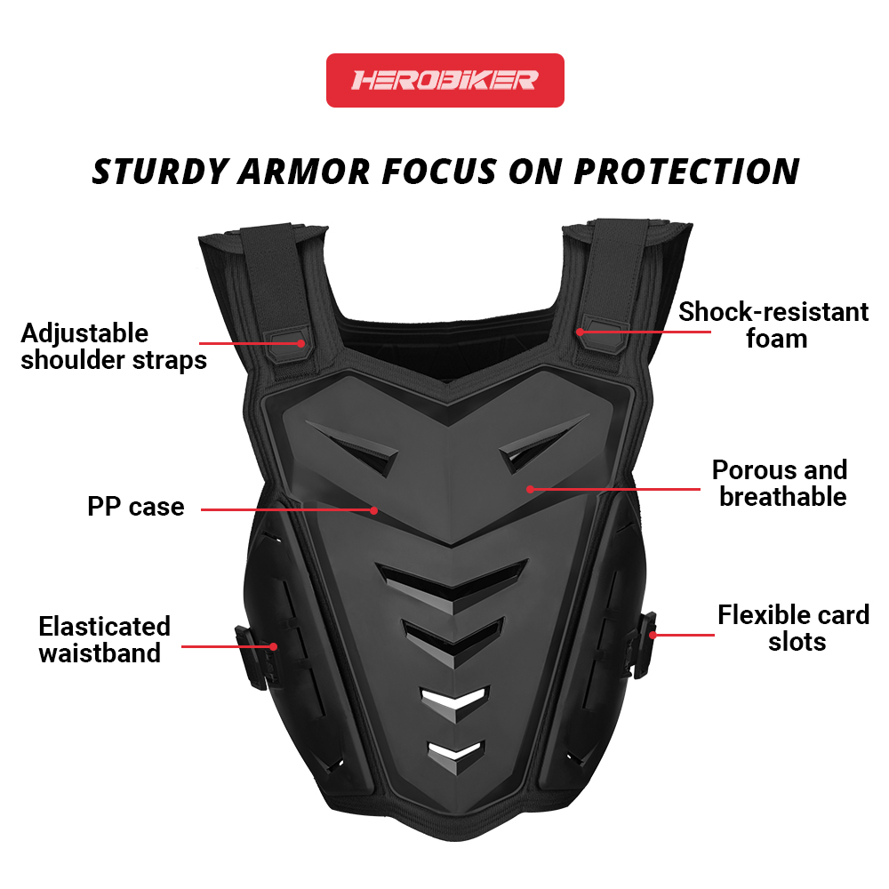 モトクロスボディアーマー、オートバイジャケット、モトクロスベ - Motorcycle Gear Vest のレビューと価格