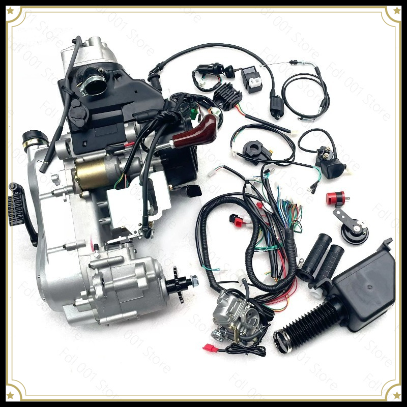GY6連続可変速内蔵リバースギア四輪ATVスチールチューブカ - Motorcycle Gear のレビューと価格