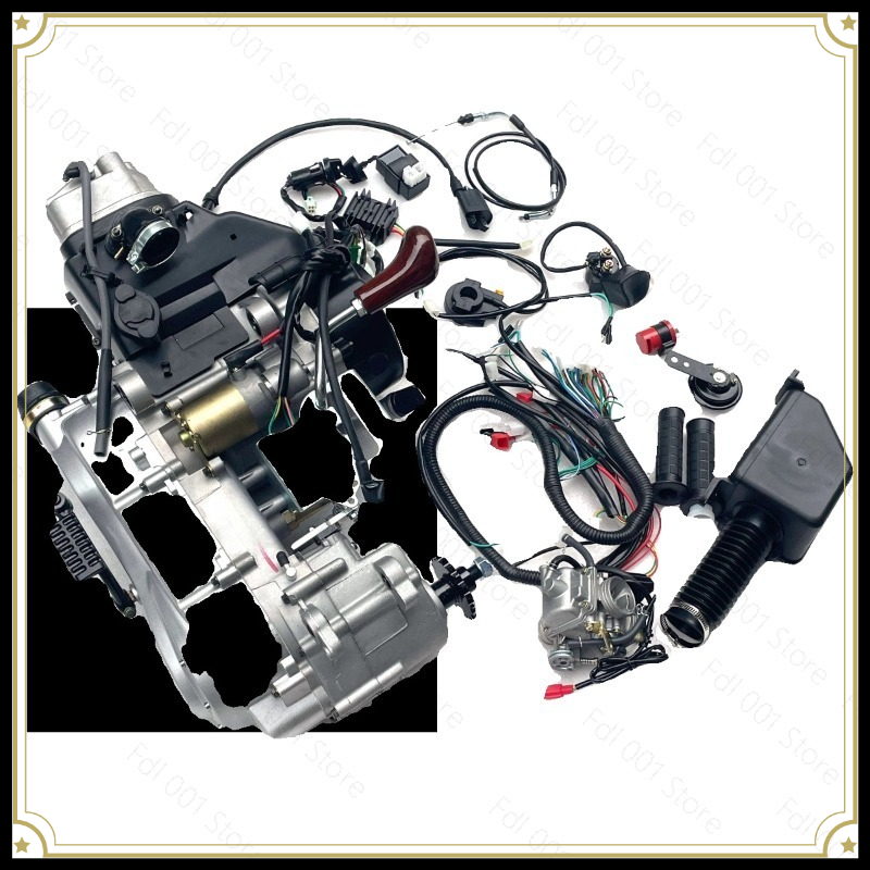 GY6連続可変速内蔵リバースギア四輪ATVスチールチューブカ - Motorcycle Gear のレビューと価格