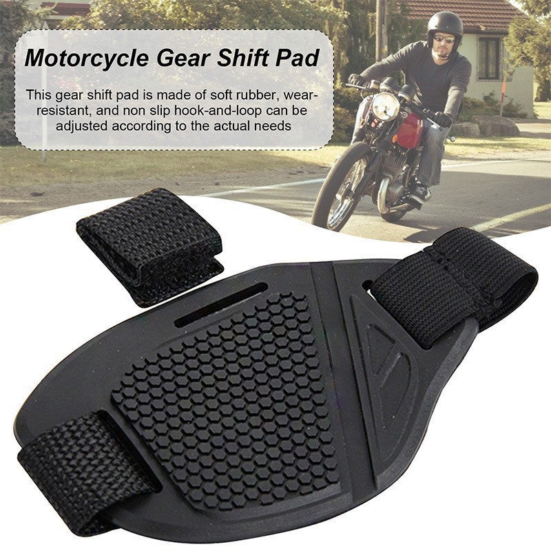 オートバイギアシフトパッドユニバーサル滑り止め耐摩耗性ゴム製 - Motorcycle Gear Protection のレビューと価格