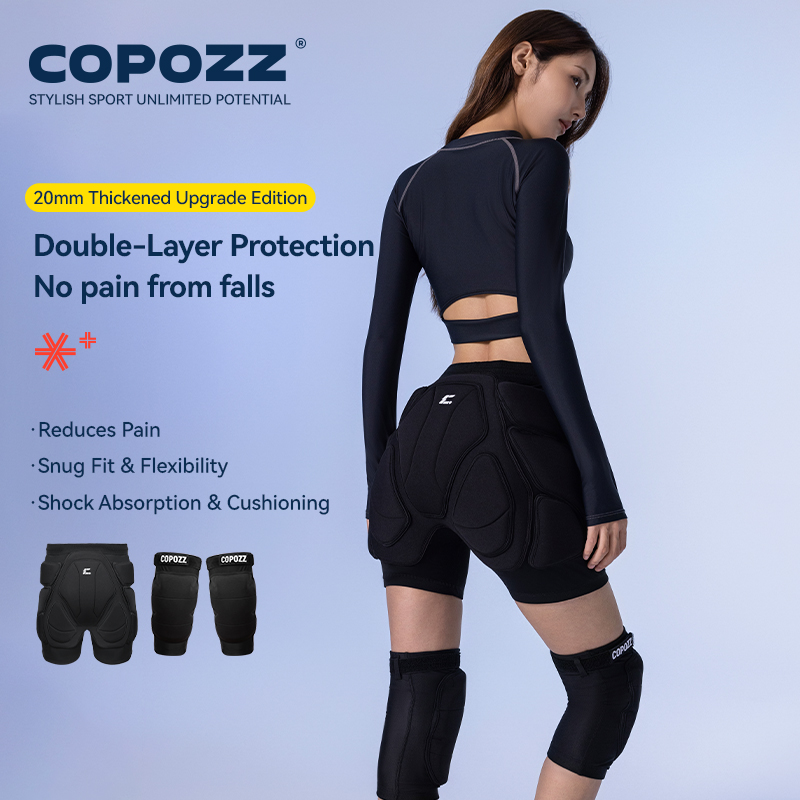COPOZZ アップグレードされたスキーニーパッド オートバ - Motorcycle Gear Protection のレビューと価格