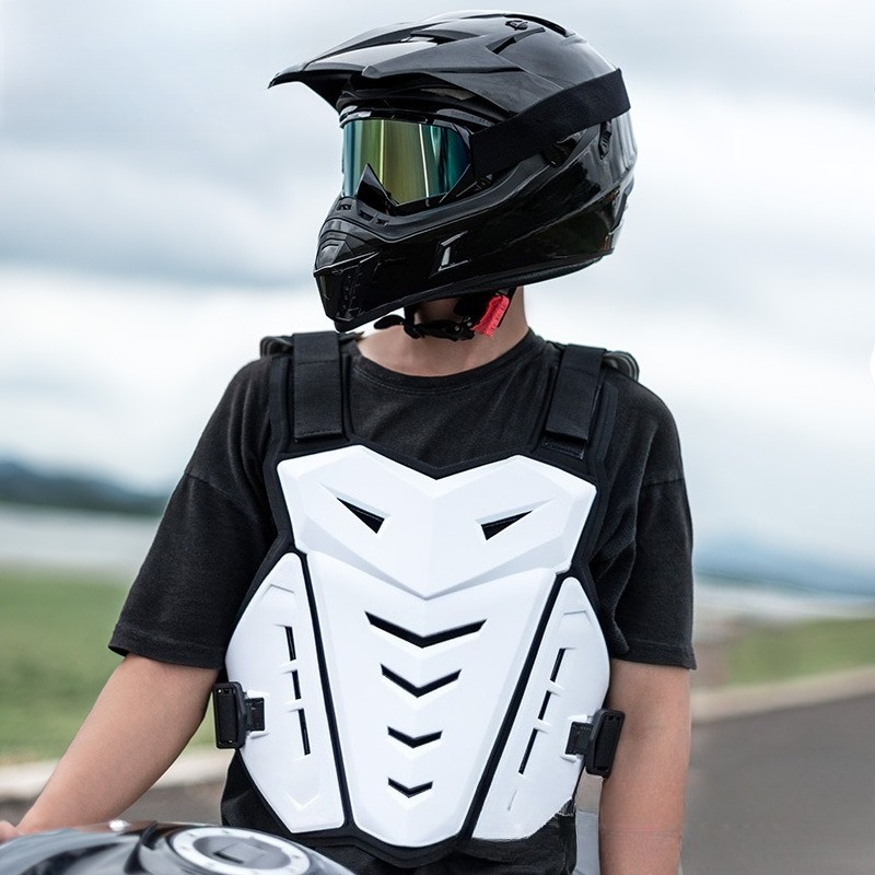 モトクロスモトベストバックチェストプロテクターモトクロスボデ - Motorcycle Gear Vest のレビューと価格
