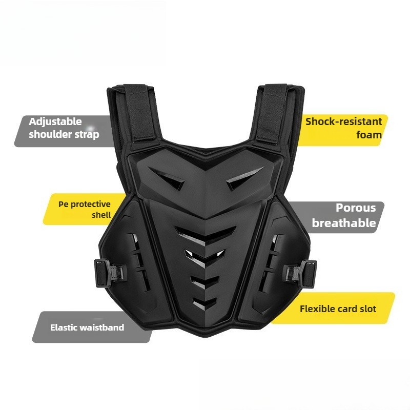 モトクロスモトベストバックチェストプロテクターモトクロスボデ - Motorcycle Gear Vest のレビューと価格
