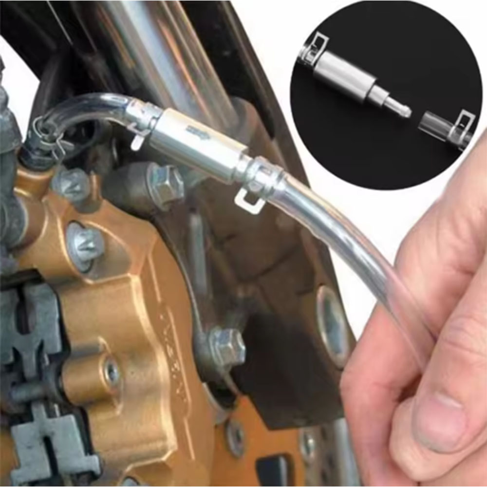 1 個のブレーキフルードブリーダーホース、一方向逆流防止チェ - Motorcycle Gear Oil のレビューと価格