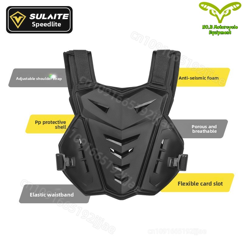 モトクロスボディアーマー モトクロスモトベスト バックチェス - Motorcycle Gear Vest のレビューと価格